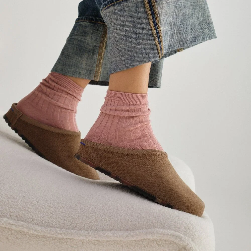 Rothy's The ReVelvet™ Casual Clog - ReVelvet™ Portobello Size 7 - Picture 1 of 7